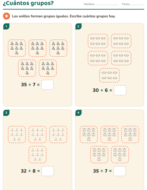 Vista previa de la hoja de Multiplicación con Deportes BN para grado 2