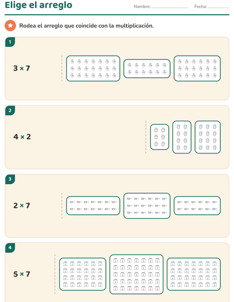 Vista previa de la hoja de Multiplicación con Ropa BN para grado 2