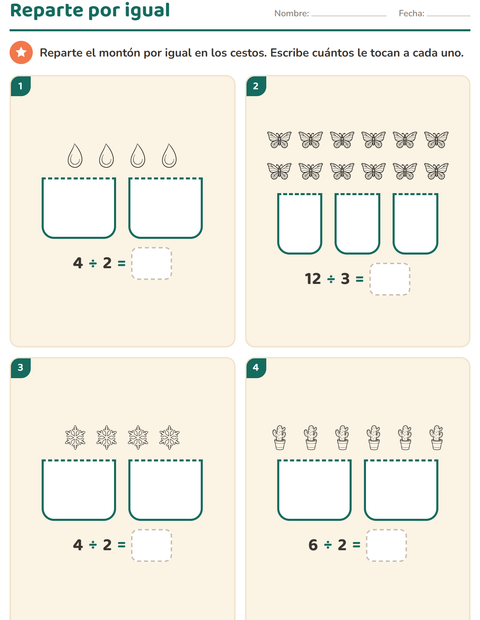 Vista previa de la hoja de Multiplicación con Naturaleza BN para grado 2