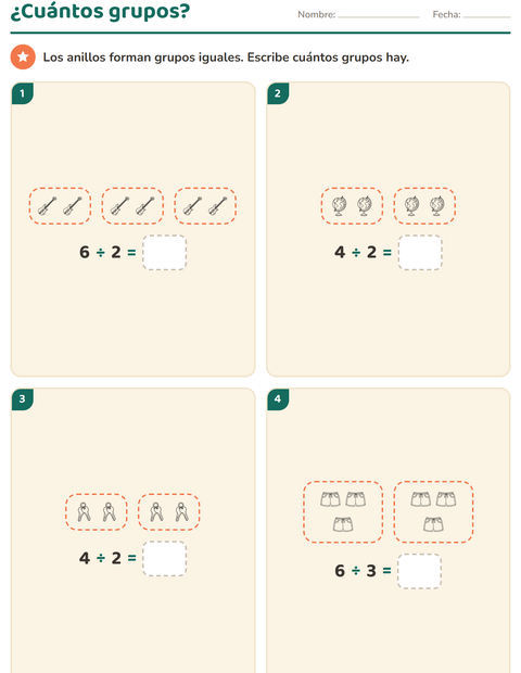 Vista previa de la hoja de Multiplicación con Objetos BN para grado 2
