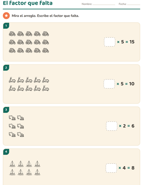 Vista previa de la hoja de Multiplicación con Vehículos BN para grado 3