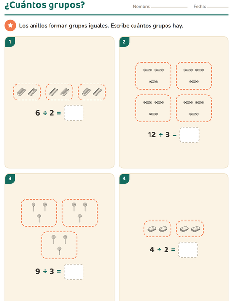 Vista previa de la hoja de Multiplicación con Postre (B/N) para grado 2