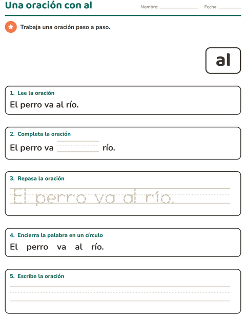Vista previa de la hoja de Palabras de uso frecuente para jardín infantil