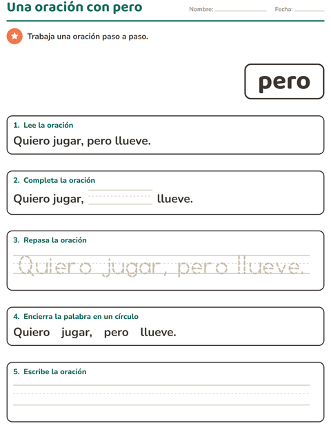 Vista previa de la hoja de Palabras de uso frecuente para jardín infantil