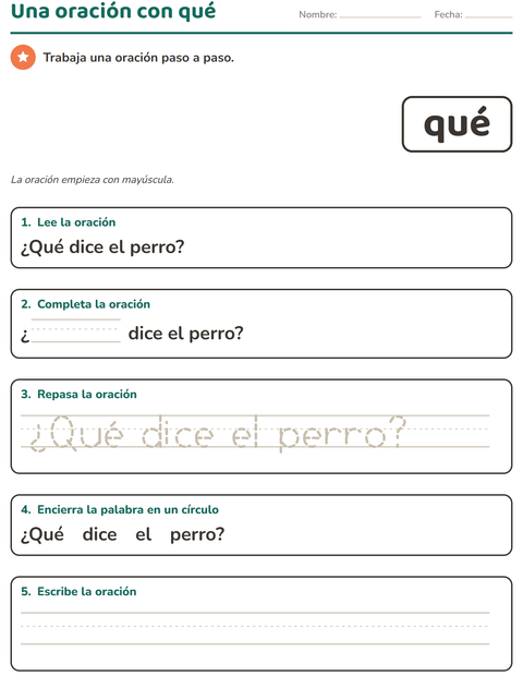 Vista previa de la hoja de Palabras de uso frecuente para jardín infantil