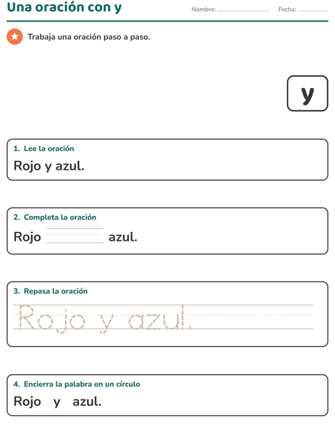 Vista previa de la hoja de Palabras de uso frecuente para jardín infantil
