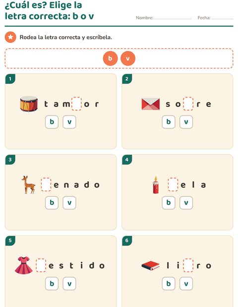 Vista previa de la hoja de Reglas de ortografía para grado 2