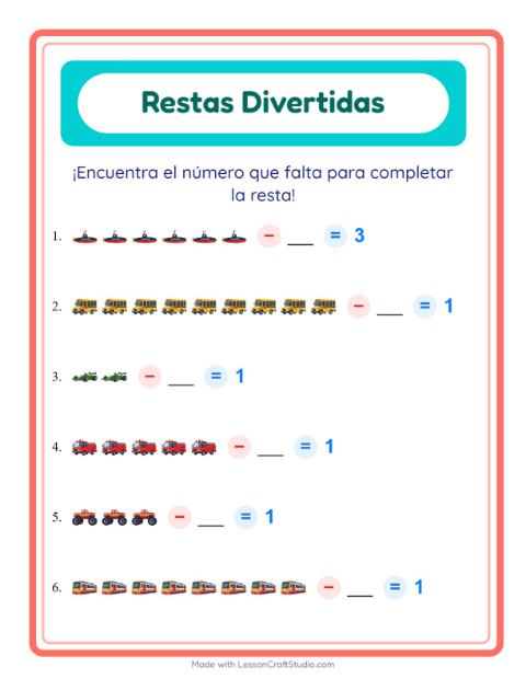 Resta con Vehículos