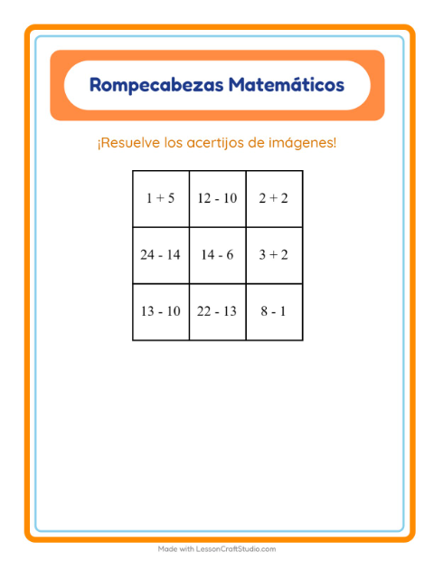 Rompecabezas con Emociones (hasta 100)