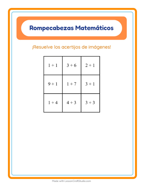 Rompecabezas con Vida Marina (hasta 20)