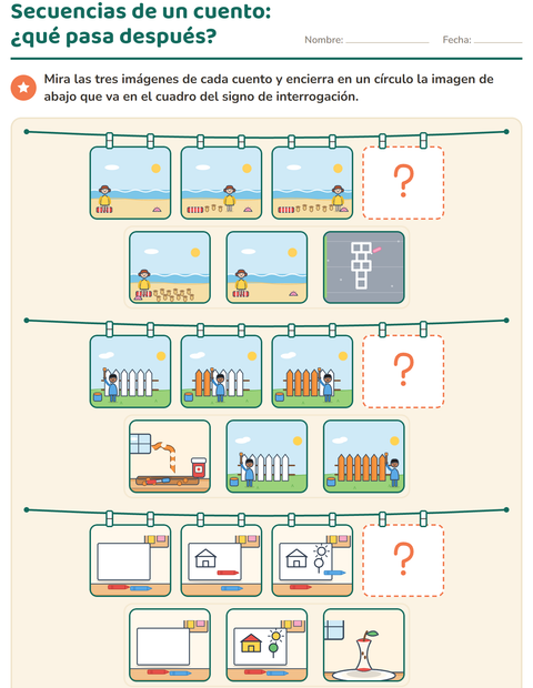 ¿Qué pasa después? Tres cuentos con la última imagen por elegir