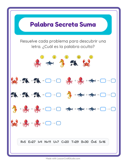 suma-codificada-palabra-secreta-vida-marina-4834