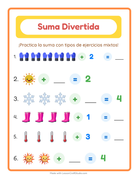 Sumas con Clima