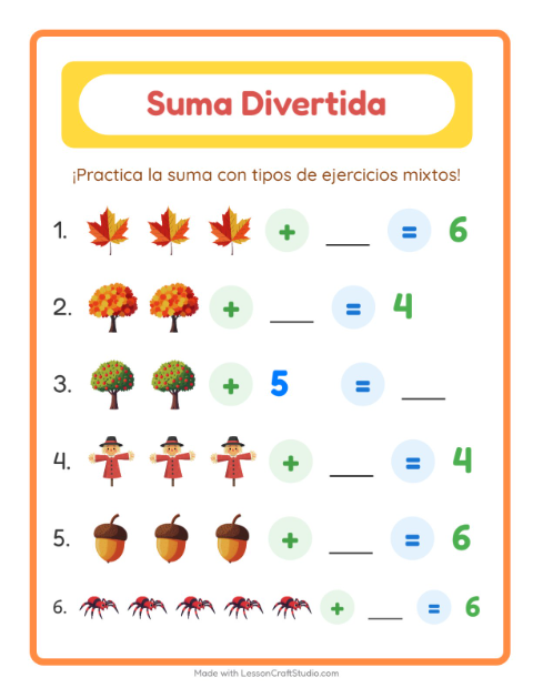 Sumas con Miscelánea