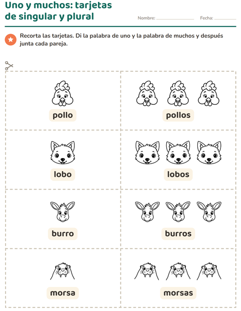Vista previa de la hoja de Tarjetas de dibujo y palabra con Caras BN para jardín infantil