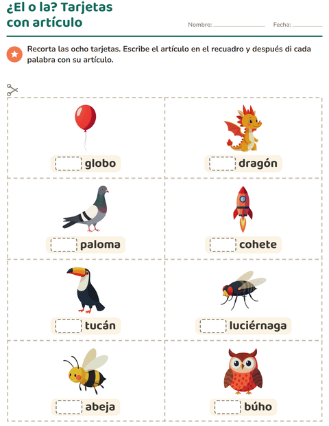 Vista previa de la hoja de Tarjetas de dibujo y palabra con Cosas que vuelan para jardín infantil