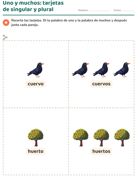Vista previa de la hoja de Tarjetas de dibujo y palabra con Misceláneo para jardín infantil