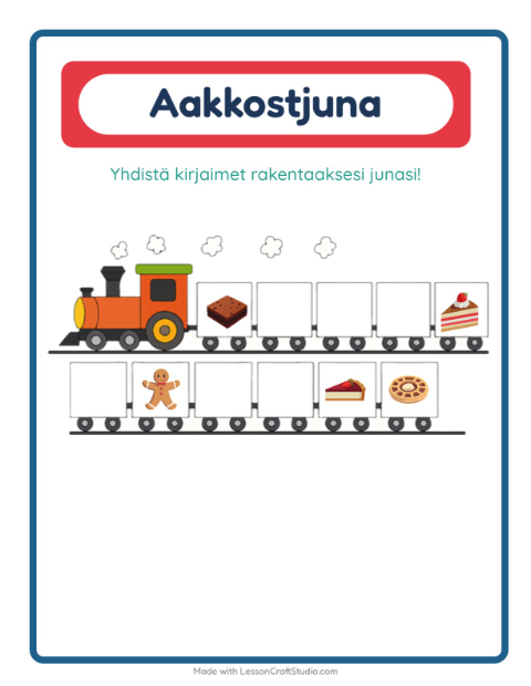 Aakkosjuna – Leipomo