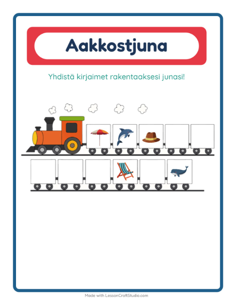 Aakkosjuna – Ranta
