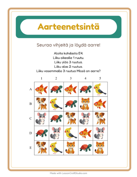 Aarteenetsintä nuolilla – Lemmikit