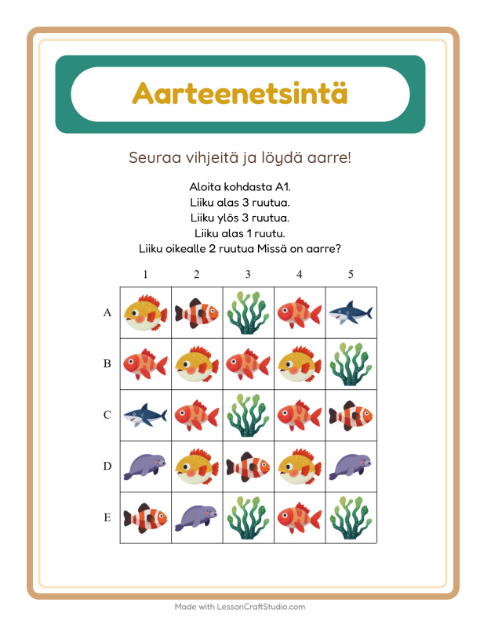 Aarteenetsintä nuolilla – Merielämä