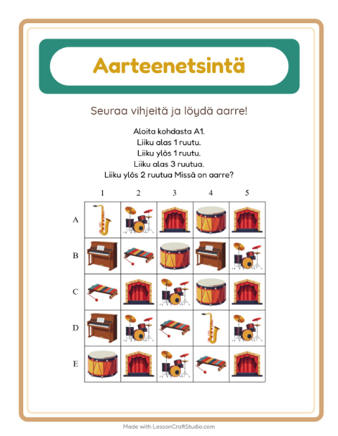 Aarteenetsintä nuolilla – Musiikki