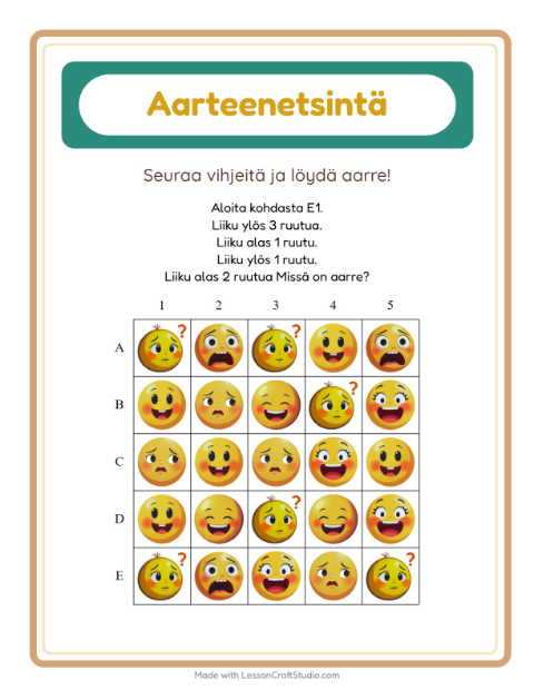 Aarteenetsintä nuolilla – Tunteet