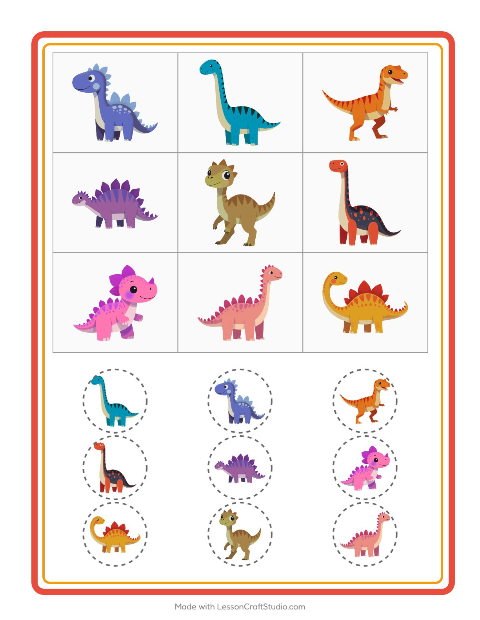 Kuvabingo – Dinosaurukset