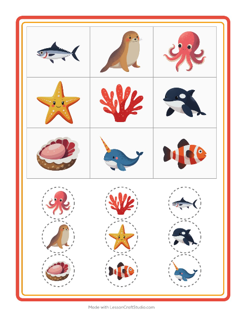 Kuvabingo – Merielämä