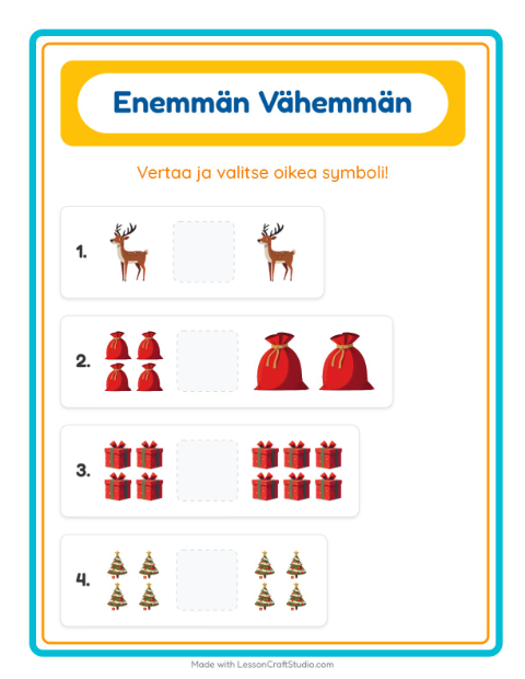 Enemmän vai vähemmän – Joulu