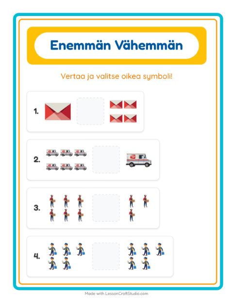 Enemmän vai vähemmän – Postitoimisto
