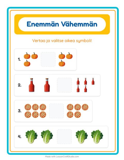 Enemmän vai vähemmän – Ruokakaupassa