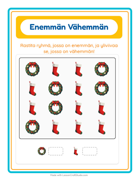 Enemmän vai vähemmän – Joulu