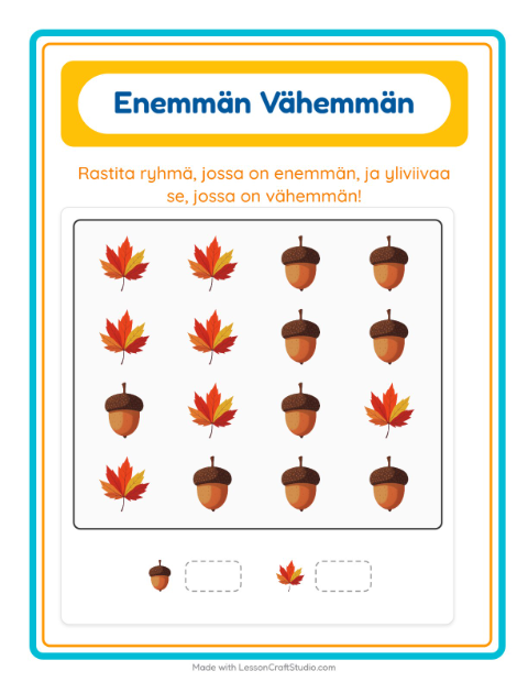 Enemmän vai vähemmän – Kiitospäivä