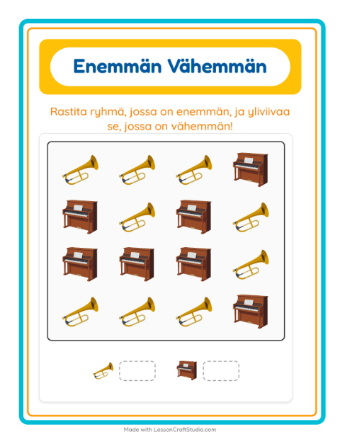 Enemmän vai vähemmän – Musiikki