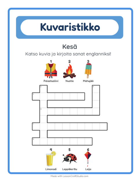 Englannin kuvaristikko – Kesä