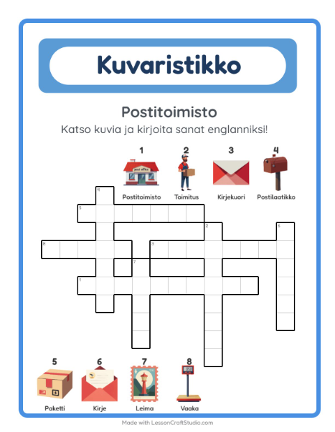 Englannin kuvaristikko – Postitoimisto