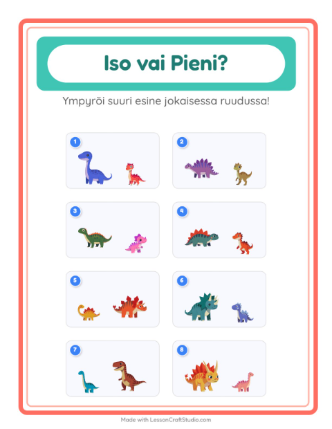 Iso vai pieni – Dinosaurukset