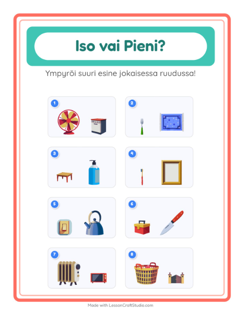 Iso vai pieni – Kodin ympärillä