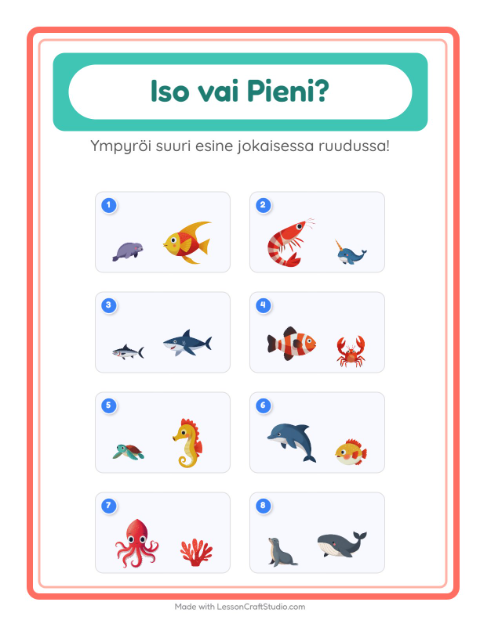 Iso vai pieni – Merielämä