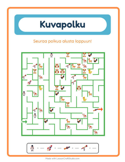 Kuvalabyrintti – Avaruus