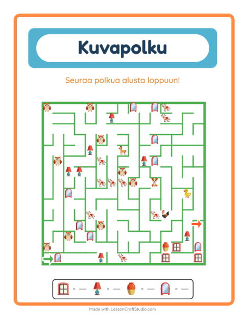 Kuvalabyrintti – Kodin ympärillä