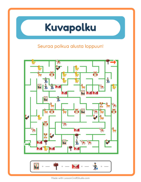 Kuvalabyrintti – Postitoimisto