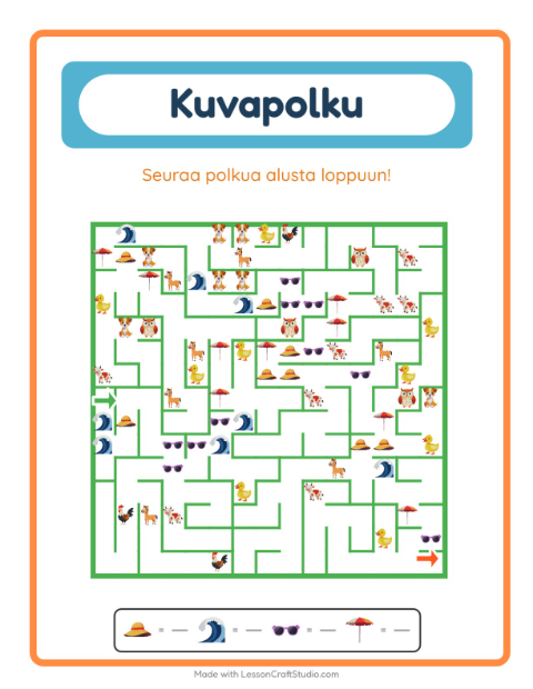 Kuvalabyrintti – Ranta