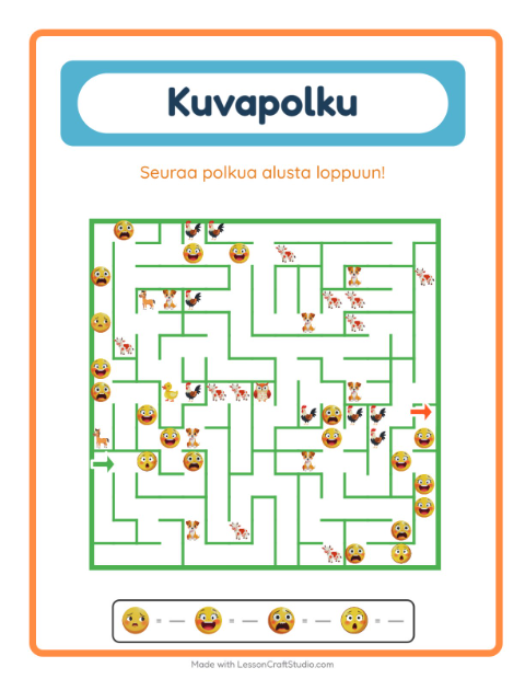 Kuvalabyrintti – Tunteet