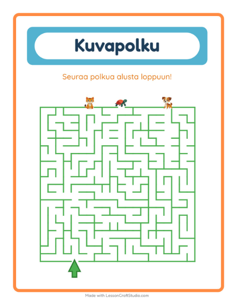 Esikatselu: Kuvapolku: Lemmikit – esikouluikäisille
