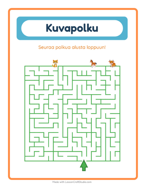 Kuvapolku – Maatilan eläimet