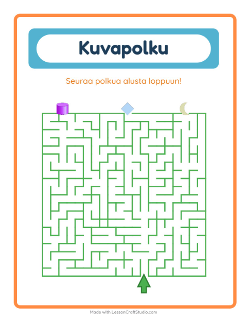 Kuvapolku – Muodot