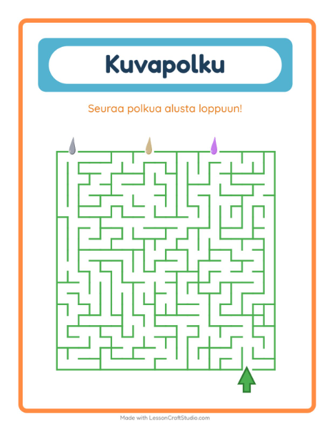 Esikatselu: Kuvapolku: Värit – esikouluikäisille