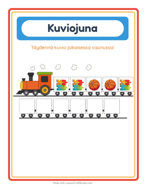 Esikatselu: AABB-kuvio: Aktiviteetit – esikouluikäisille